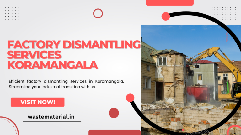Factory Dismantling Services in Koramangala